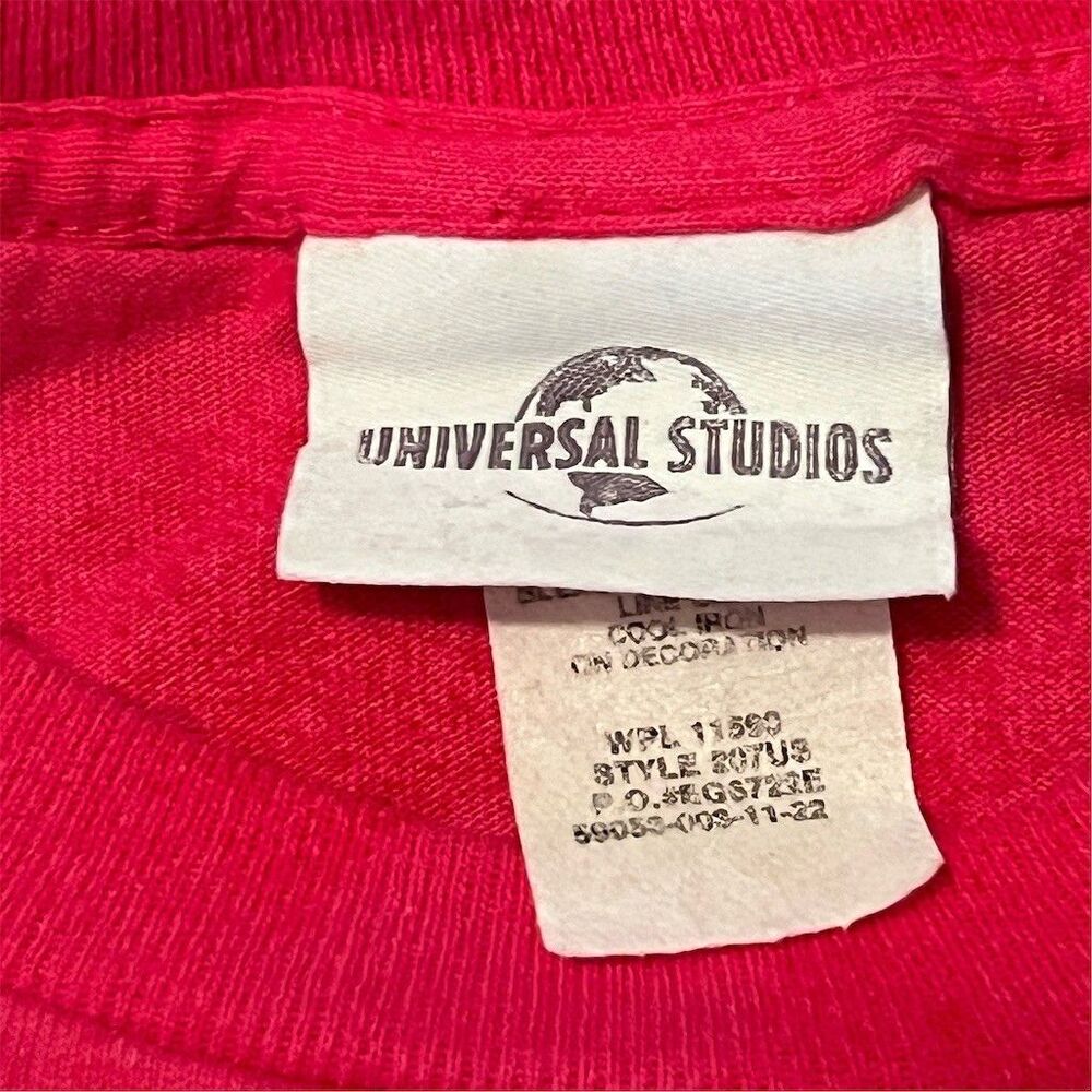 Universal Studios T-Shirt Unisex 2XL Pink Graphic Print Crew Neck Short - Picture 5 of 6